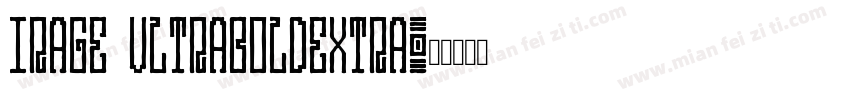 irage ultraboldextra字体转换